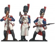 54 mm ferdigmalte Napoleon tinnsoldater.  