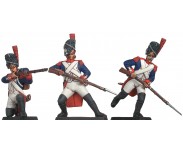 54 mm ferdigmalte Napoleon tinnsoldater.  