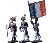 54 mm ferdigmalte Napoleon tinnsoldater.  