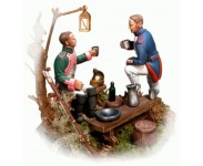 54 mm ferdigmalte Napoleon tinnsoldater.  