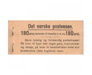 Frimerkehefter med bruks-merker.