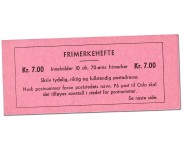 Frimerkehefter med bruks-merker.
