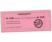 Frimerkehefter med bruks-merker.