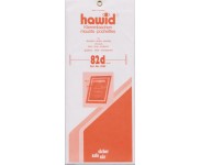 Plastlommer striper og blokker 10 stk 72 mm / blokk