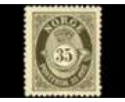 1909/19 Postfrisk og Stemplet