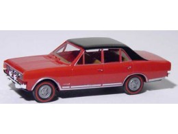 1zu87_Opel_Commodore_GS_rot_Dach_schwarz_Brekina_2