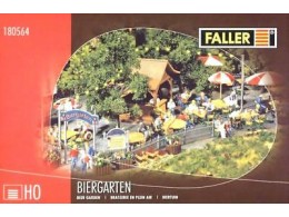 Faller-180564-H0-Biergarten-mit-Beleuchtung-NEU